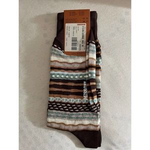 Missoni Zig Zag tiger multi striped socks-brown